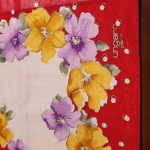 3/$100 Emanuel Ungaro Paris Handkerchief Cotton